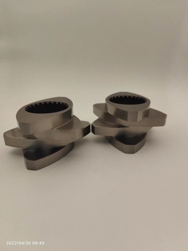 Resistente à corrosão Elementos de extrusão de parafuso duplo 12 mm 600 rpm Bloco de malha resistente ao desgaste