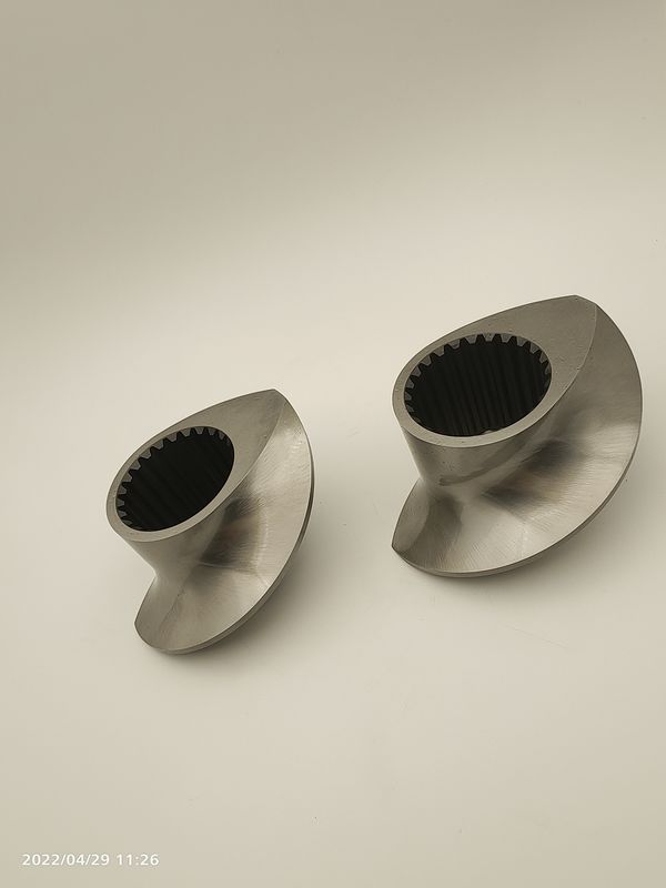 Acessórios para extrusores e granuladores de parafusos duplos para revestimento de malhas Partes de parafusos de revestimento de 12 mm a 300 mm