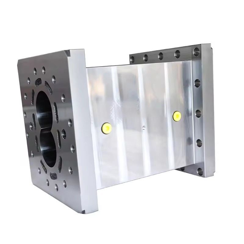 Extrusora de plástico de paralelo de dois parafusos de alta resistência ao desgaste e resistência à corrosão elementos de parafuso e barril personalizado