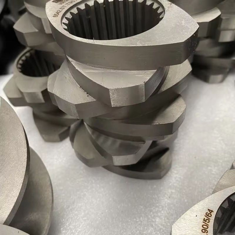 Peças de extrusão de duplo parafuso de alta precisão para diâmetro central 16-350 mm e superior e tolerâncias dentro de 0,05 mm