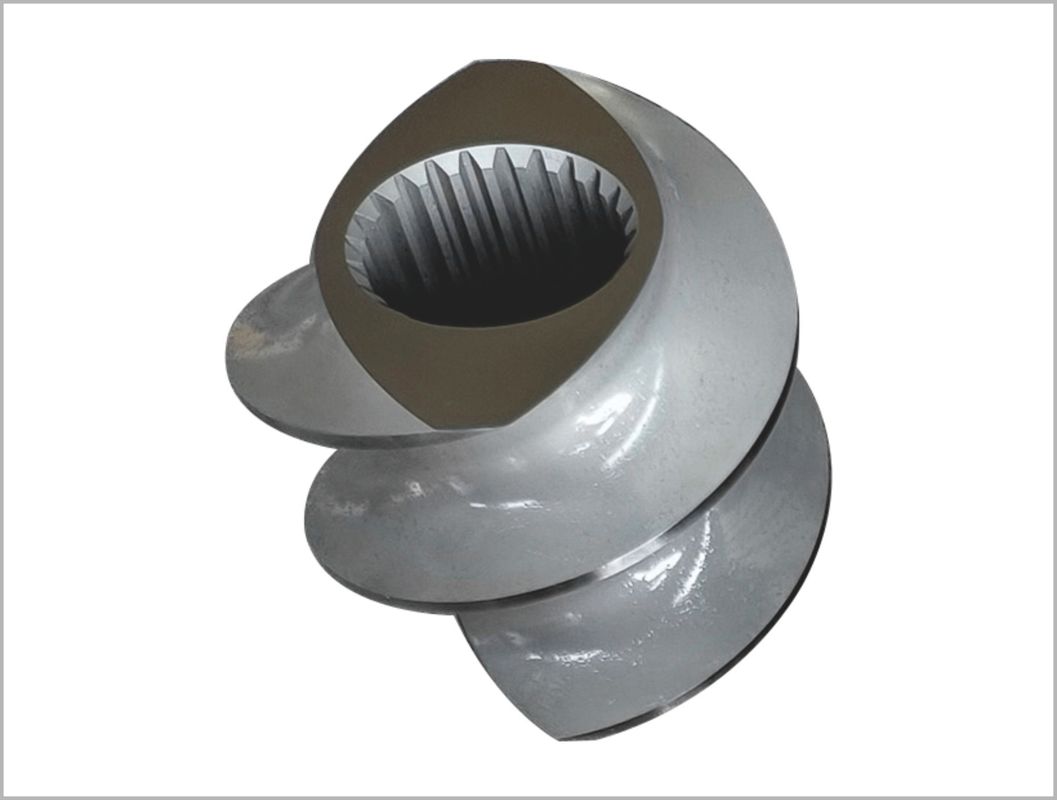 112mm Extruder Screw Elements 6542 Material para grandes alimentos / lanches Extruder Zsk Screw Element Nome do produto:112mm Extruder Screw Elements 6542 Material