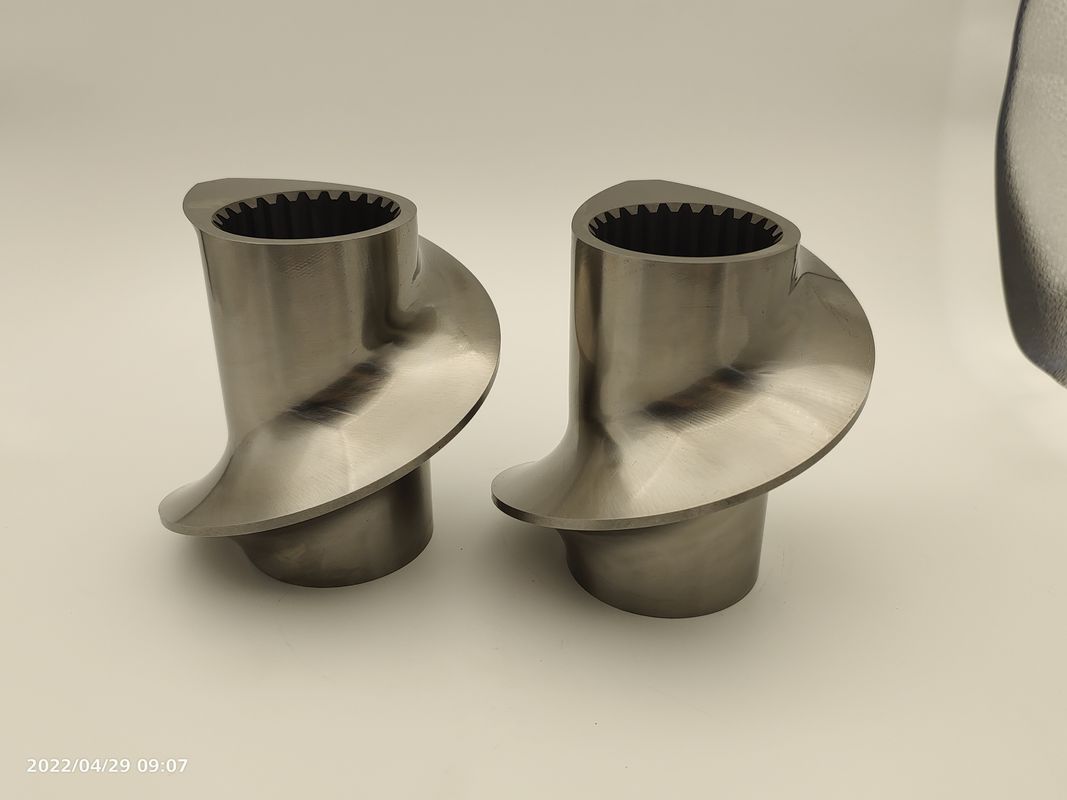 OD 50,5mm Metal Color Camel Extruder Elements de parafuso para Máquina de Plástico