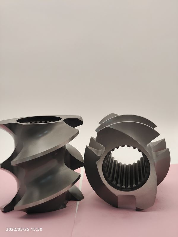 Extrusora de alimentação animal personalizada Extrusora de dois parafusos Elementos de parafusos para a produção de alimentos para animais de estimação