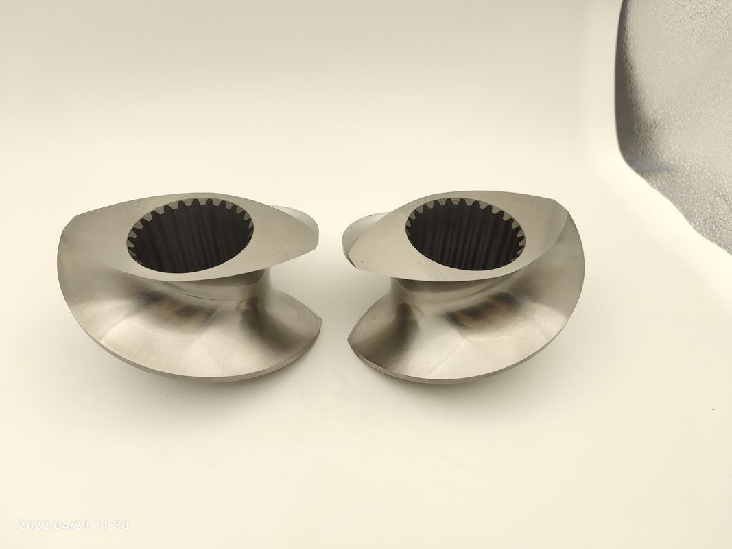 Extrusora de alimentação animal personalizada Extrusora de dois parafusos Elementos de parafusos para a produção de alimentos para animais de estimação