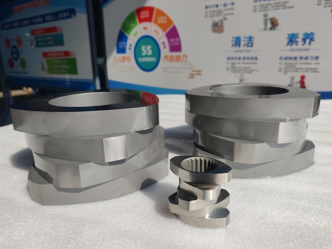 SZK 250 Twin Screw Extruder Elementos de parafuso com certificação ISO 9001 e opções personalizadas