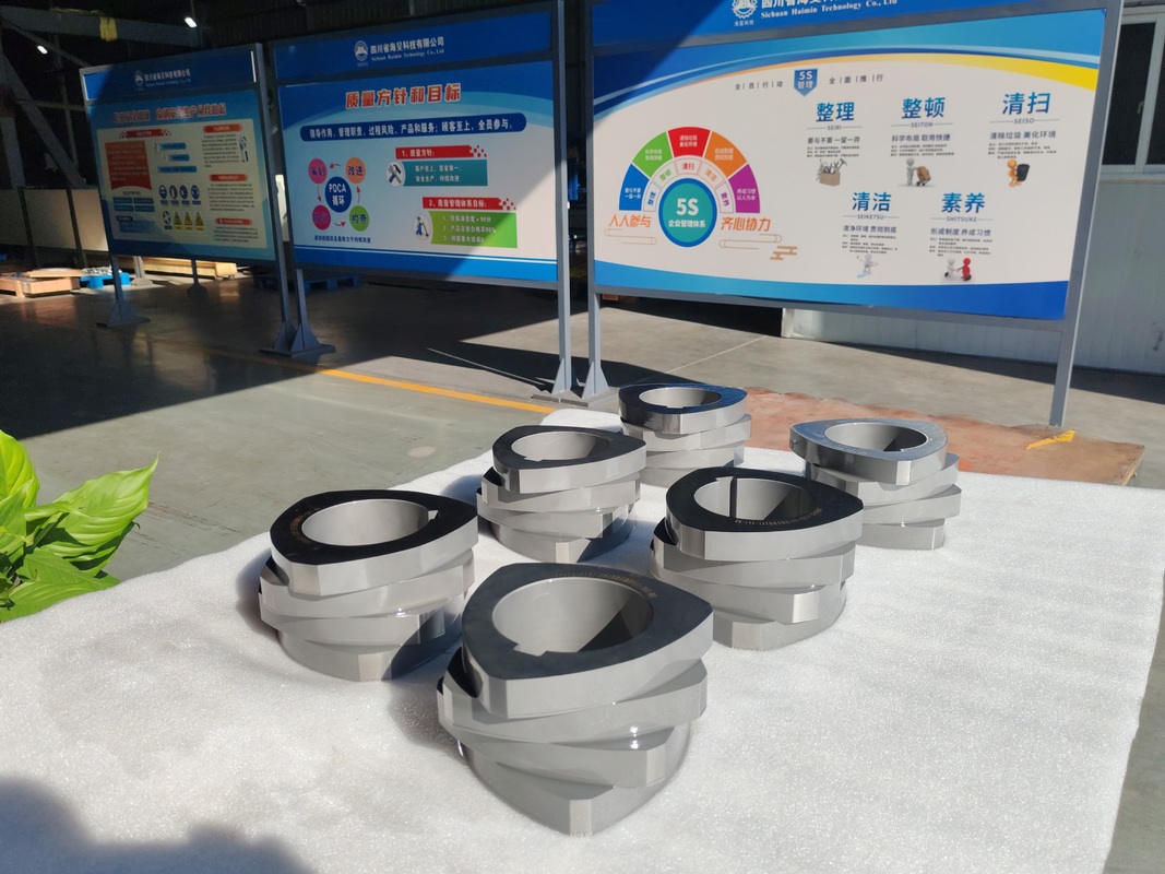 SZK 250 Twin Screw Extruder Elementos de parafuso com certificação ISO 9001 e opções personalizadas