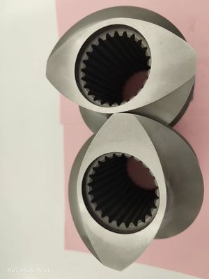 Bloco de extrusão de dois parafusos de alto binário de 12 a 300 mm