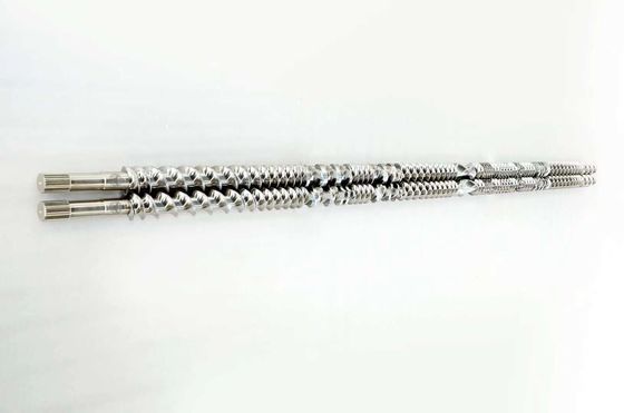 Acessórios para extrusores e granuladores de parafusos duplos para revestimento de malhas Partes de parafusos de revestimento de 12 mm a 300 mm