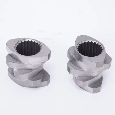 Segmento de elemento de parafuso para máquina de extrusão de parafuso duplo de alta precisão