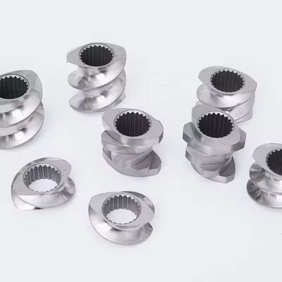 Segmento de elemento de parafuso para máquina de extrusão de parafuso duplo de alta precisão