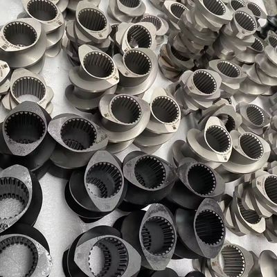 Segmento de elemento de parafuso para máquina de extrusão de parafuso duplo de alta precisão