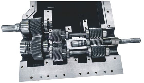 Caixa de engrenagens de potência de 160-500 kW para máquina de extrusão de parafusos duplos