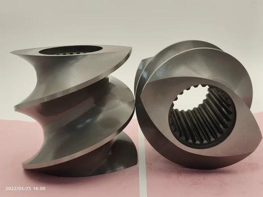 Peças de extrusão de duplo parafuso de alta precisão para diâmetro central 16-350 mm e superior e tolerâncias dentro de 0,05 mm