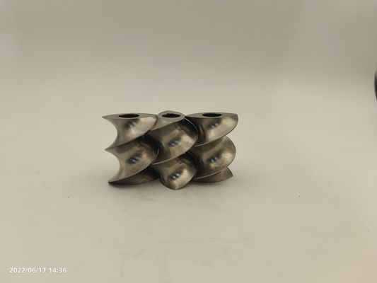 38CrMoAla Material Rectangular Spline Extruder Elementos de parafuso Para Máquina de Plástico