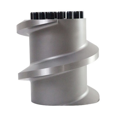 Elemento de parafuso de aço inoxidável Andritz EX1250 para máquina de pufar alimentos para animais de estimação Diâmetro interno 150 mm