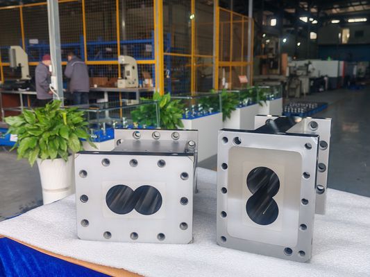 Design de elementos de parafuso especiais OEM para extrusora de parafuso duplo JSW