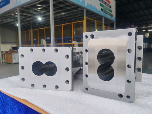 Zse75maxx Máquina de pelletização de compostos plásticos Extrusora de parafuso duplo Barril de elemento de parafuso