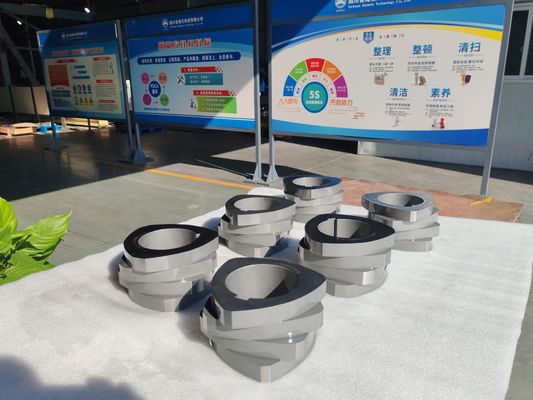 SZK 250 Twin Screw Extruder Elementos de parafuso com certificação ISO 9001 e opções personalizadas