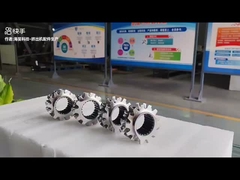 Segmentos e barril de parafusos especiais para máquinas de extrusão de parafusos duplos paralelas