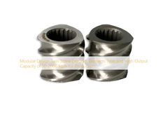 Design Modular de Elementos de Extrusora de Rosca Dupla e Alta Capacidade de Produção de 50-2000 Kg/h para Produção